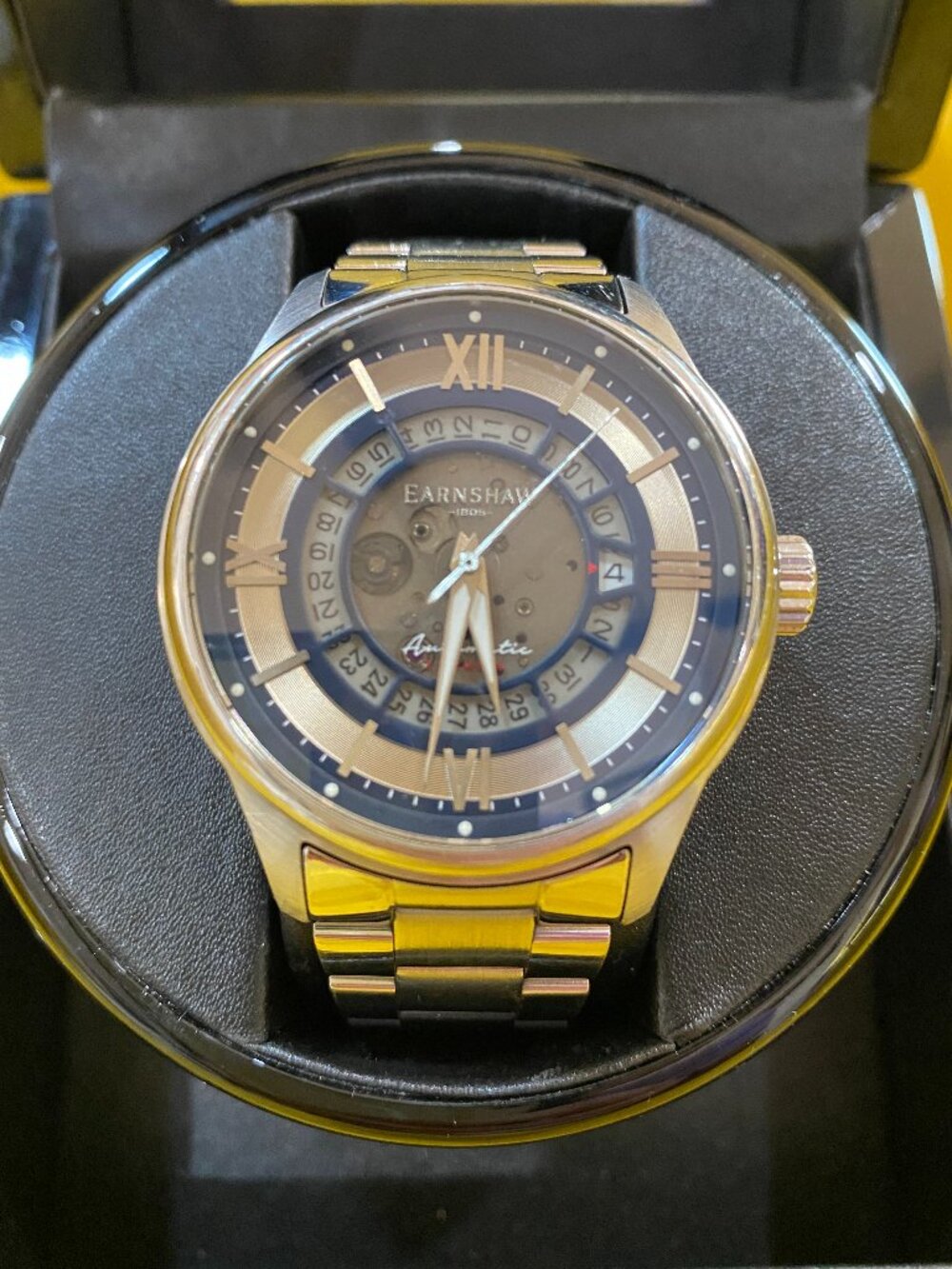 Thomas Earnshaw ES-8209 Automatic Skeleton Watch 43mm Stainless Steel